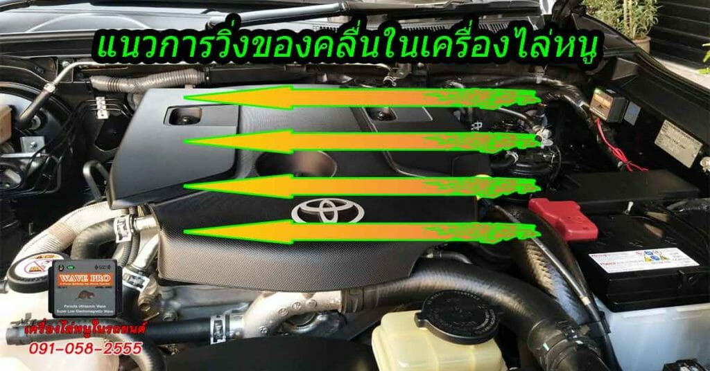 เครื่องไล่หนูในรถติดตั้ง TOYOTA Fortuner